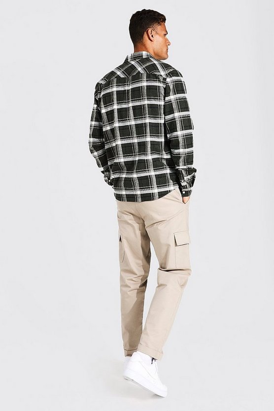 Tall Twill Cargo-Hose mit geradem Bein