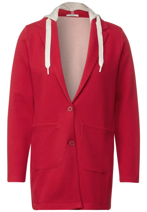 CECIL Doubleface Blazer mit Kapuze