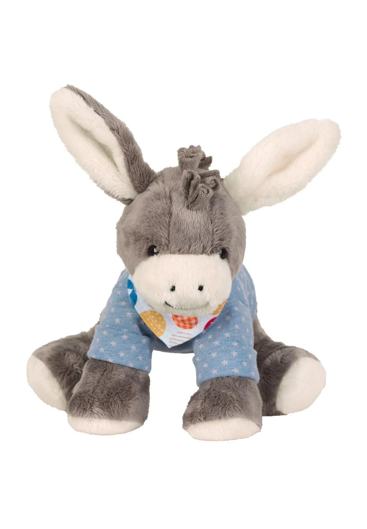 Spieltier Esel Emmi in Hellblau, 20 cm