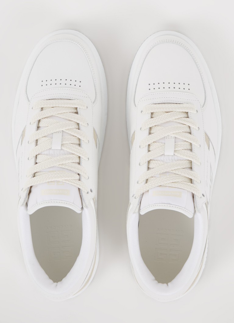 Givenchy G Move calfskin sneaker with suede details
