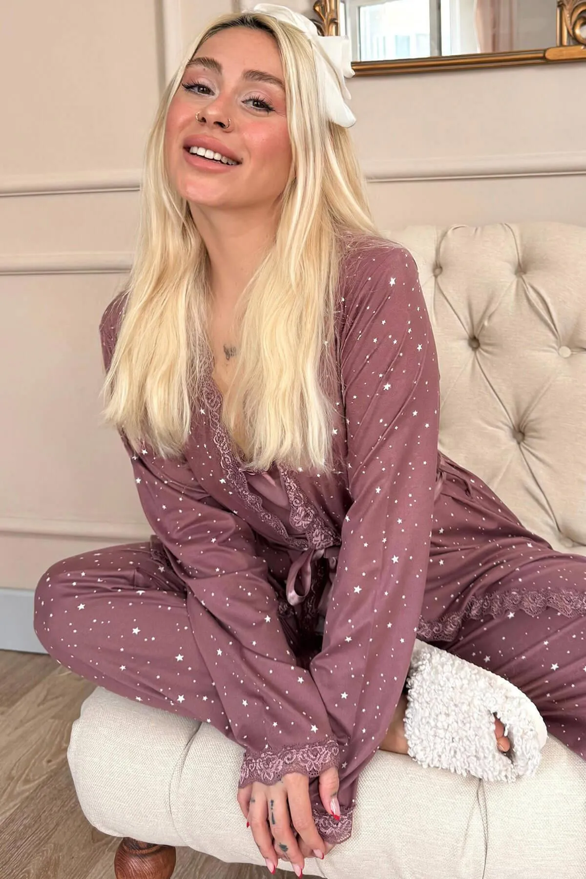 Pijamaevi  Pyjama set - Rosa - Muster