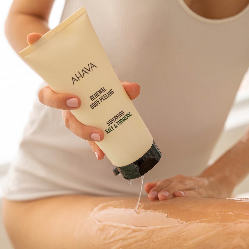 AHAVA Renewal Body Peeling Kale & Turmeric 200ml Peeling corps