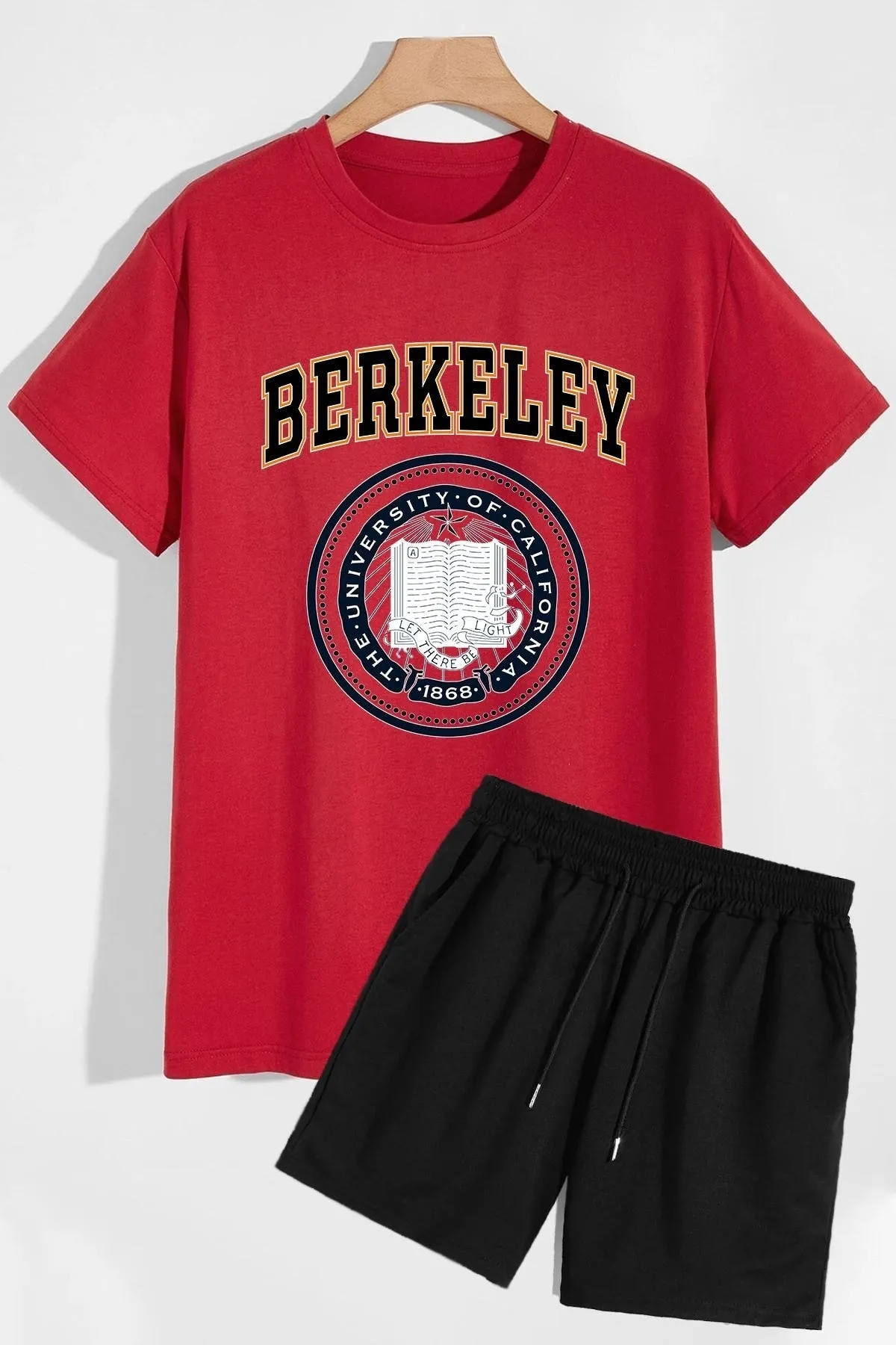 trendypassion  Berkeley Shorts T-Shirt-Trainingsanzug-Set