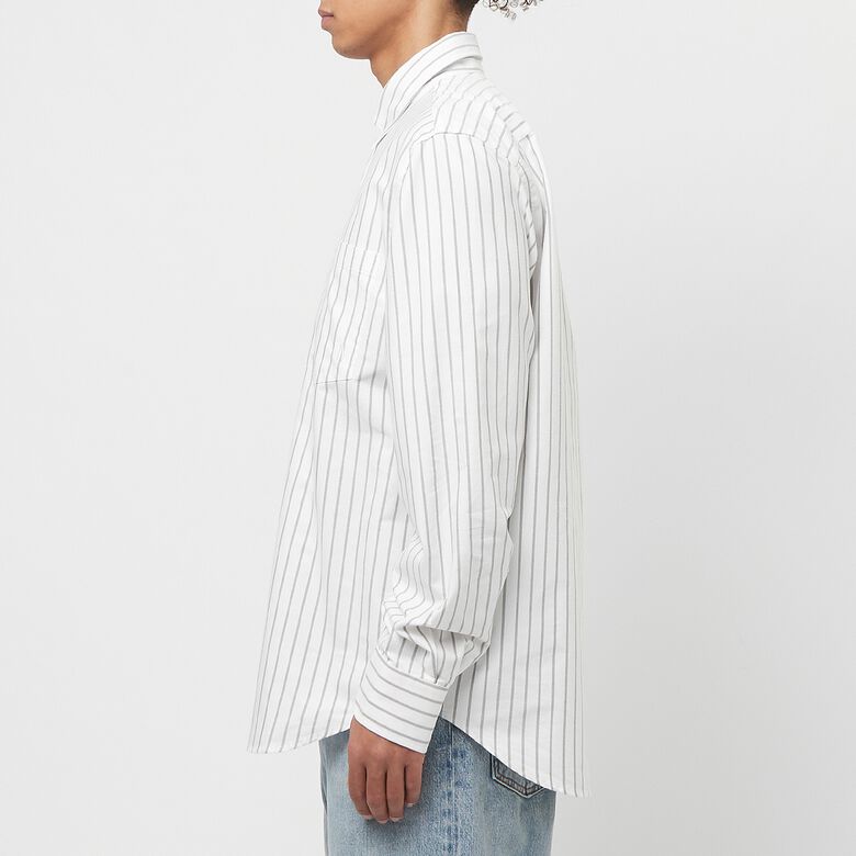 Norse Projects Algot Relaxed Organic Oxford Monogram Shirt spruce green