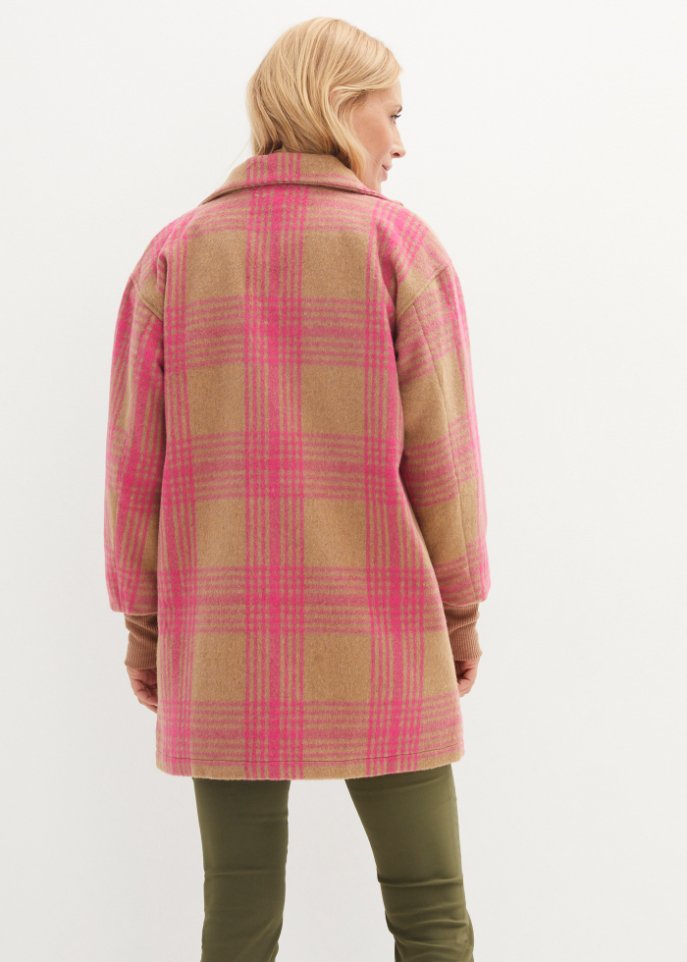 Long-Jacke kariert