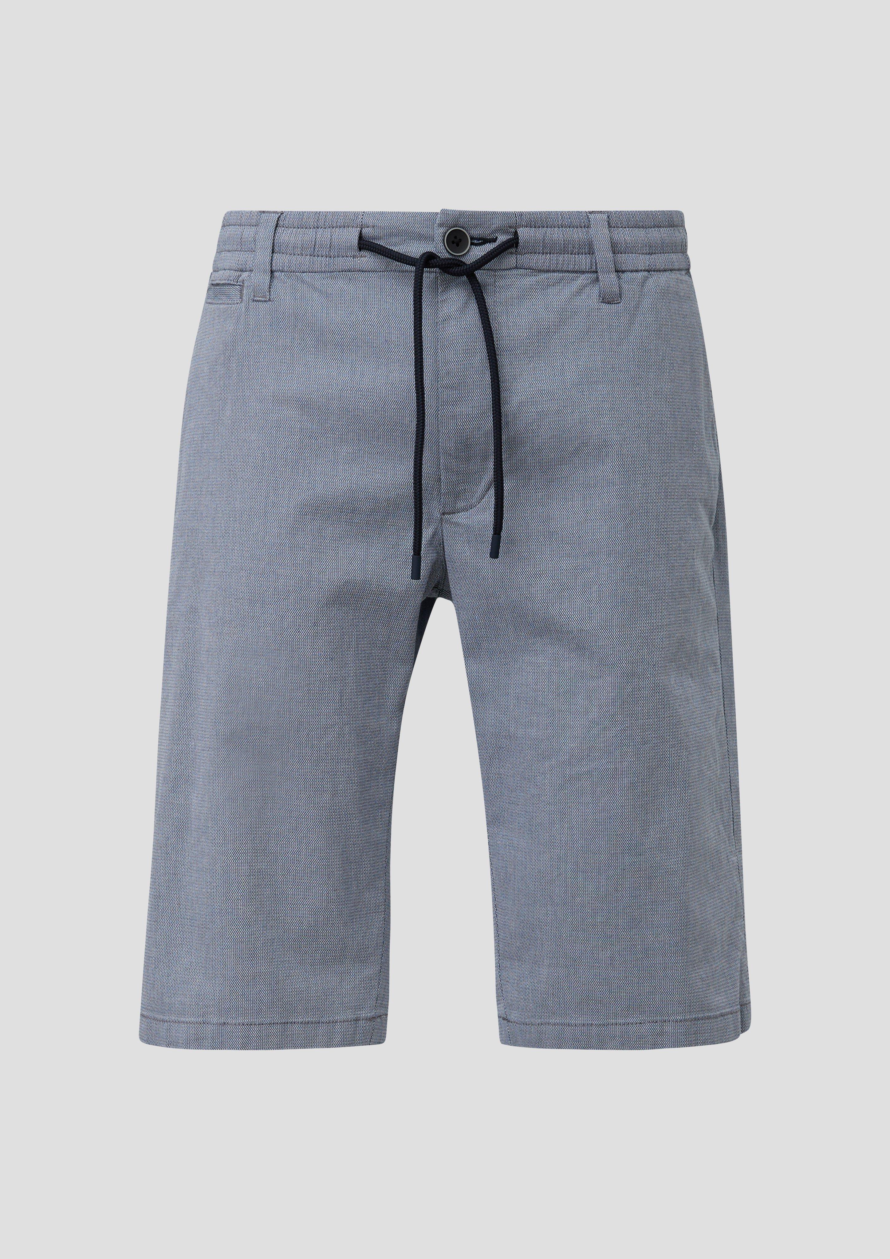 Regular: Bermuda mit Dobby-Muster  2141745-58K6