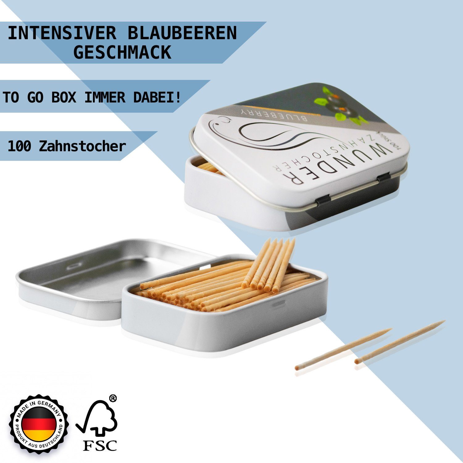 Wunder Zahnstocher Mundpflegecenter Wunder Zahnstocher mit Geschmack - Fresh Pack