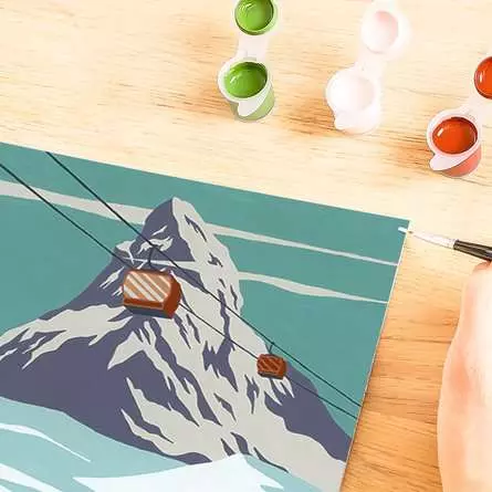 CreArt Zermatt - Malen nach Zahlen für Erwachsene