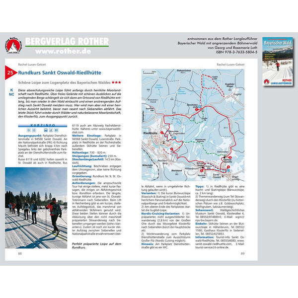 Bayerischer Wald mit angrenzendem Böhmerwald