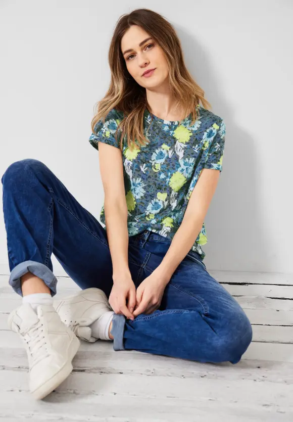 CECIL T-Shirt mit Alloverprint