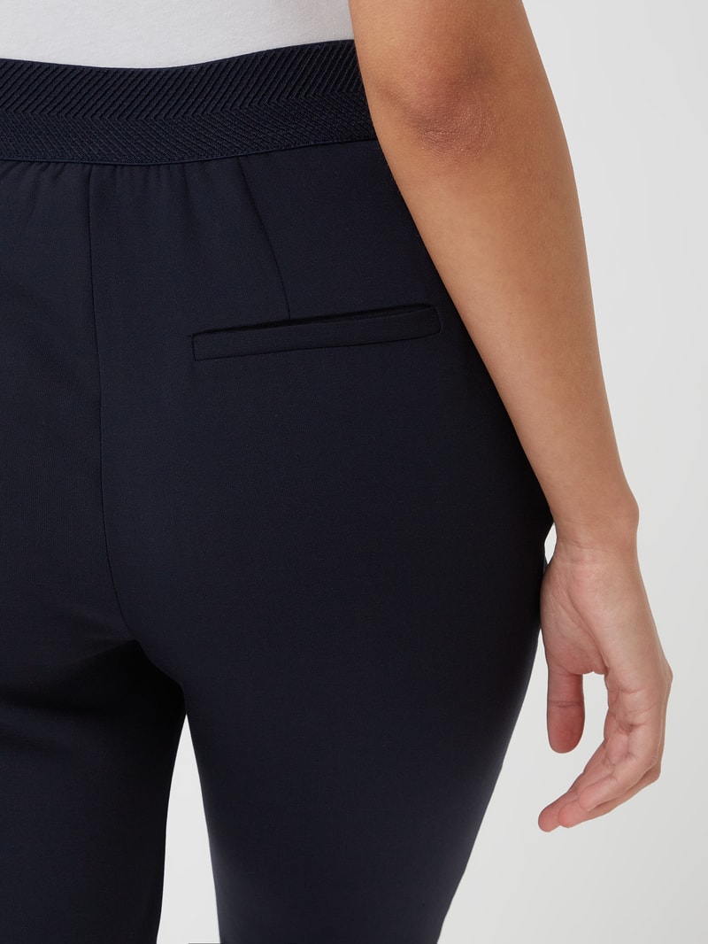 Stoffhose mit Viskose-Anteil Modell 'Sue' in marineblau