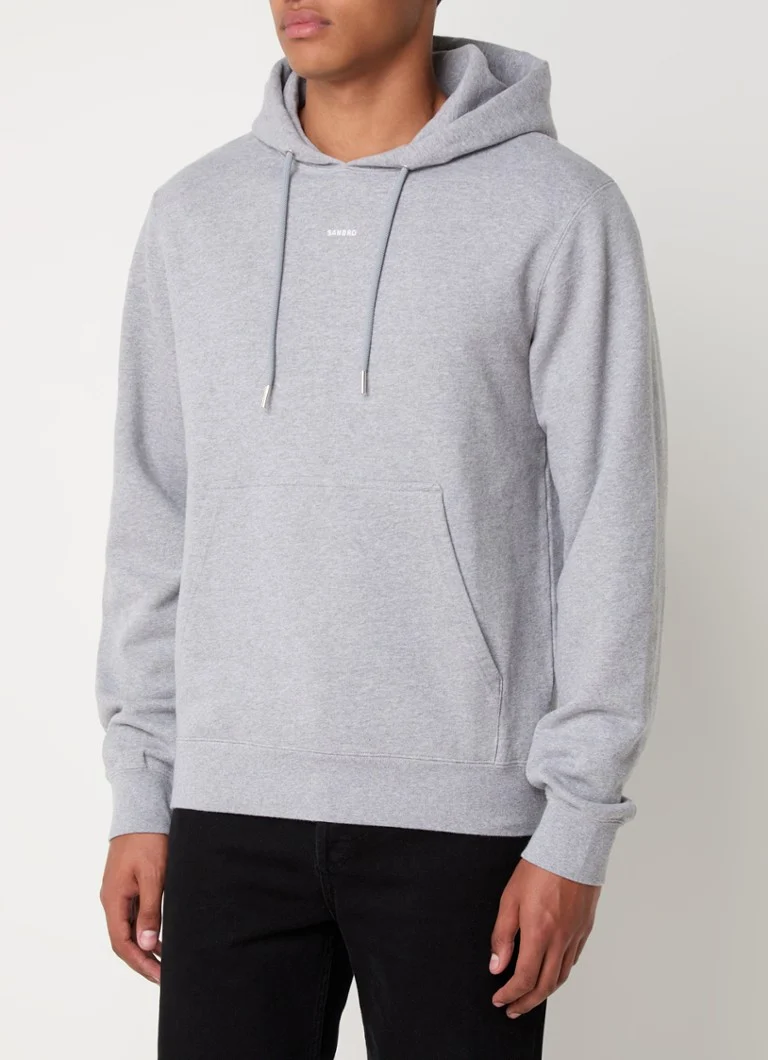 Sandro Hoodie with logo embroidery