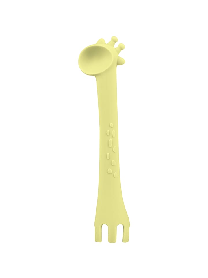 Kikkaboo Kinder Silikonlöffel Giraffe in gelb günstig kaufen onesize