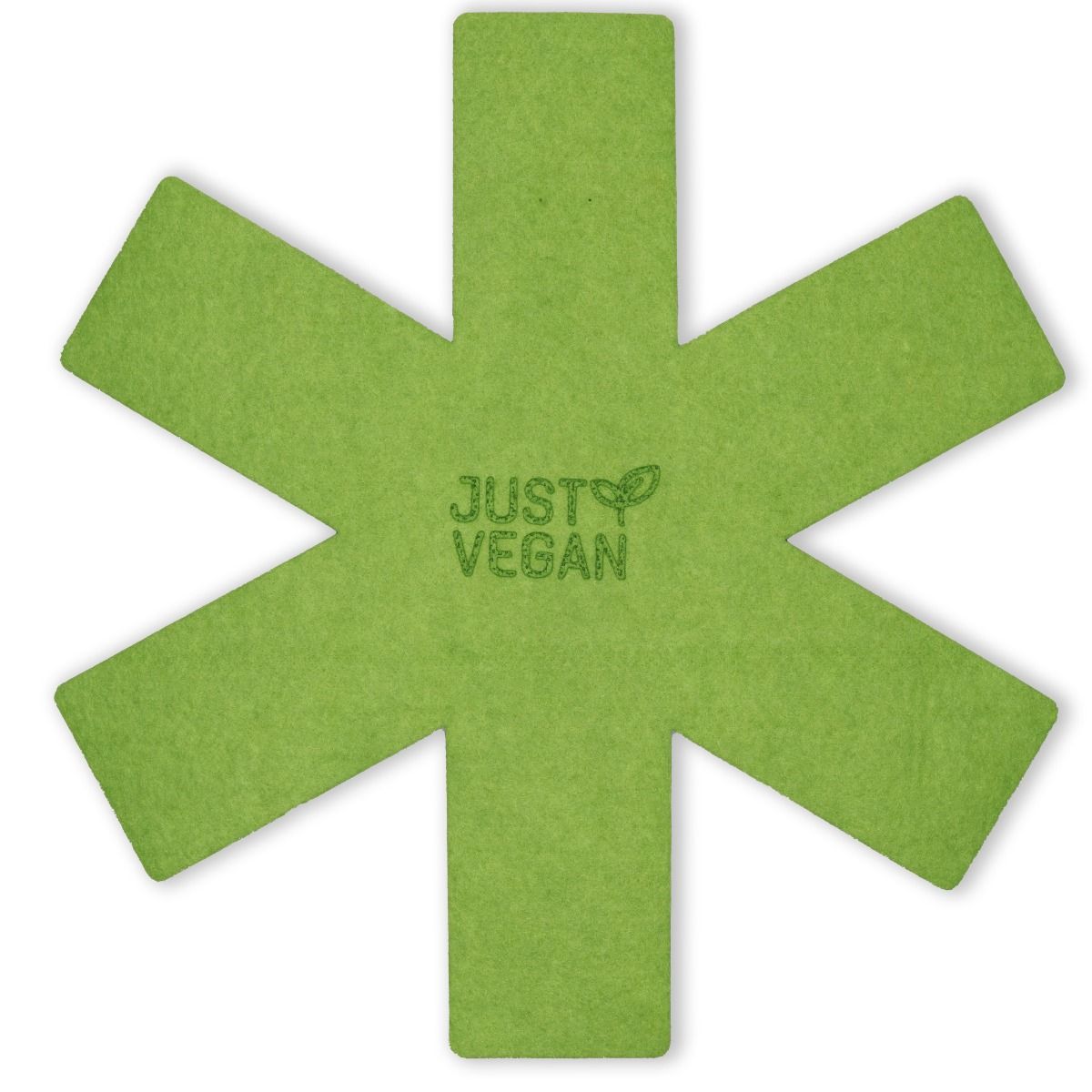 JUST VEGAN Pfannenschutz Stapelschutz 2er Set Filz Eco 38 cm