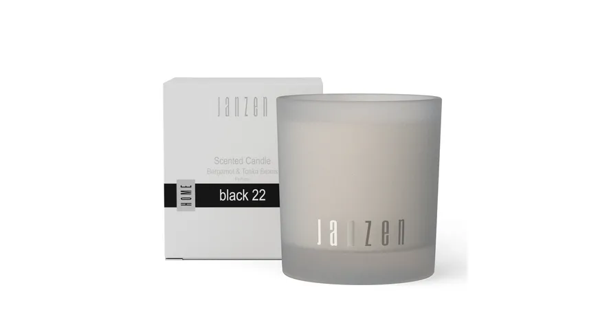 JANZEN Scented Candle Black 22 210 g