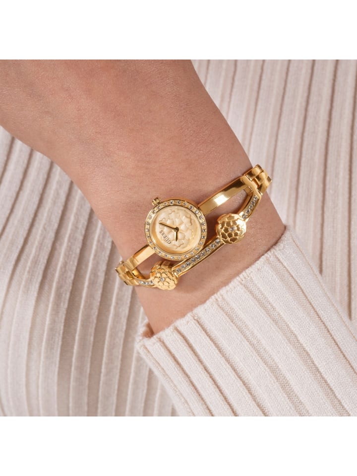 Guess Quartzuhr Chloe in Gold günstig kaufen M