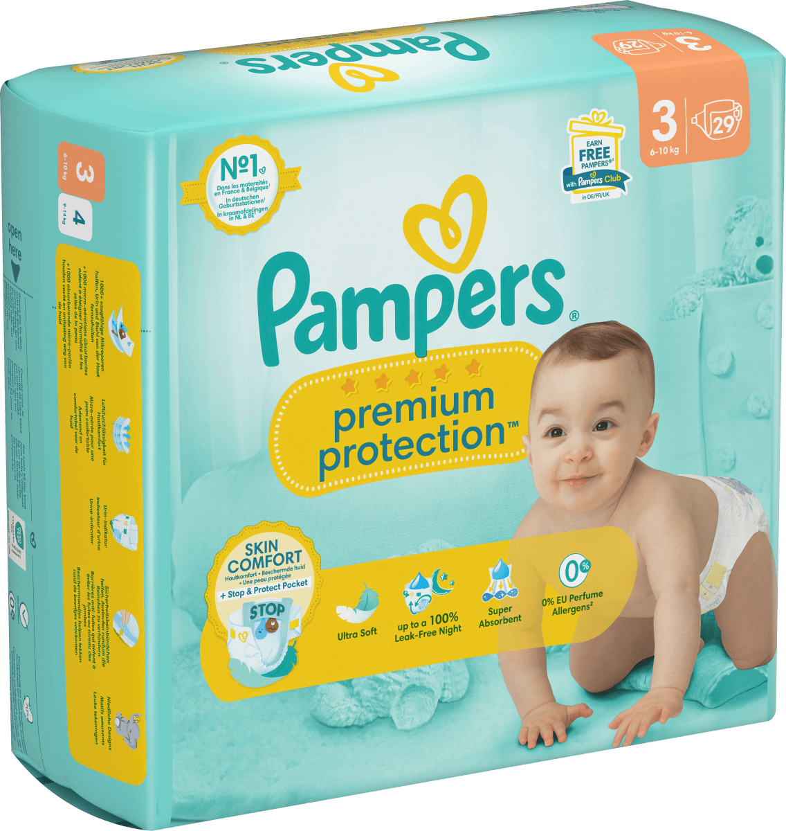 Windeln Premium Protection Gr. 3 Midi (6-10 kg), 29 St