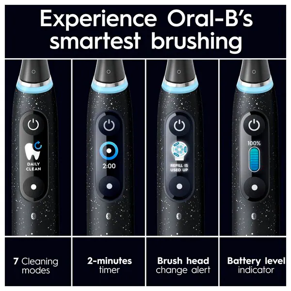 Oral-B iO Series 10 elektromos fogkefe, fekete