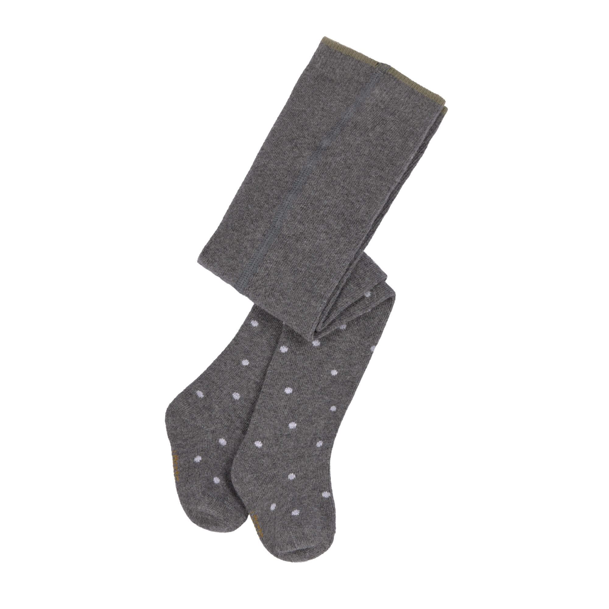 Strumpfhose - Tights GOTS, Dots Anthracite