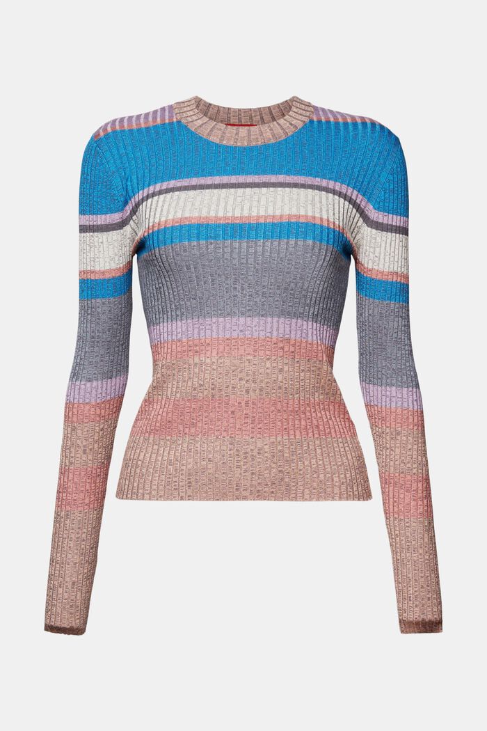 Gestreifter Strickpullover, LENZING™ ECOVERO™