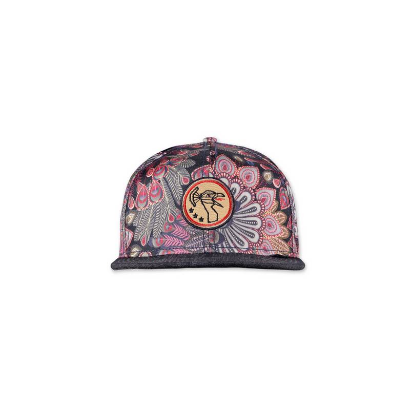 Djinns Peacock Linen Cap