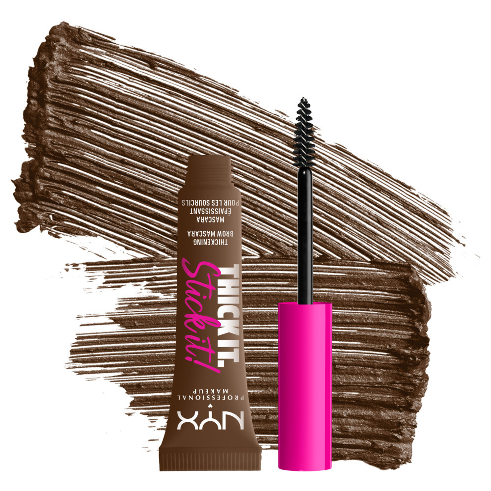 NYX Professional Makeup NYX Professional Makeup Mascara à Sourcils Thick It Stick It Brunette Mascara à Sourcils Epaississant Teinté