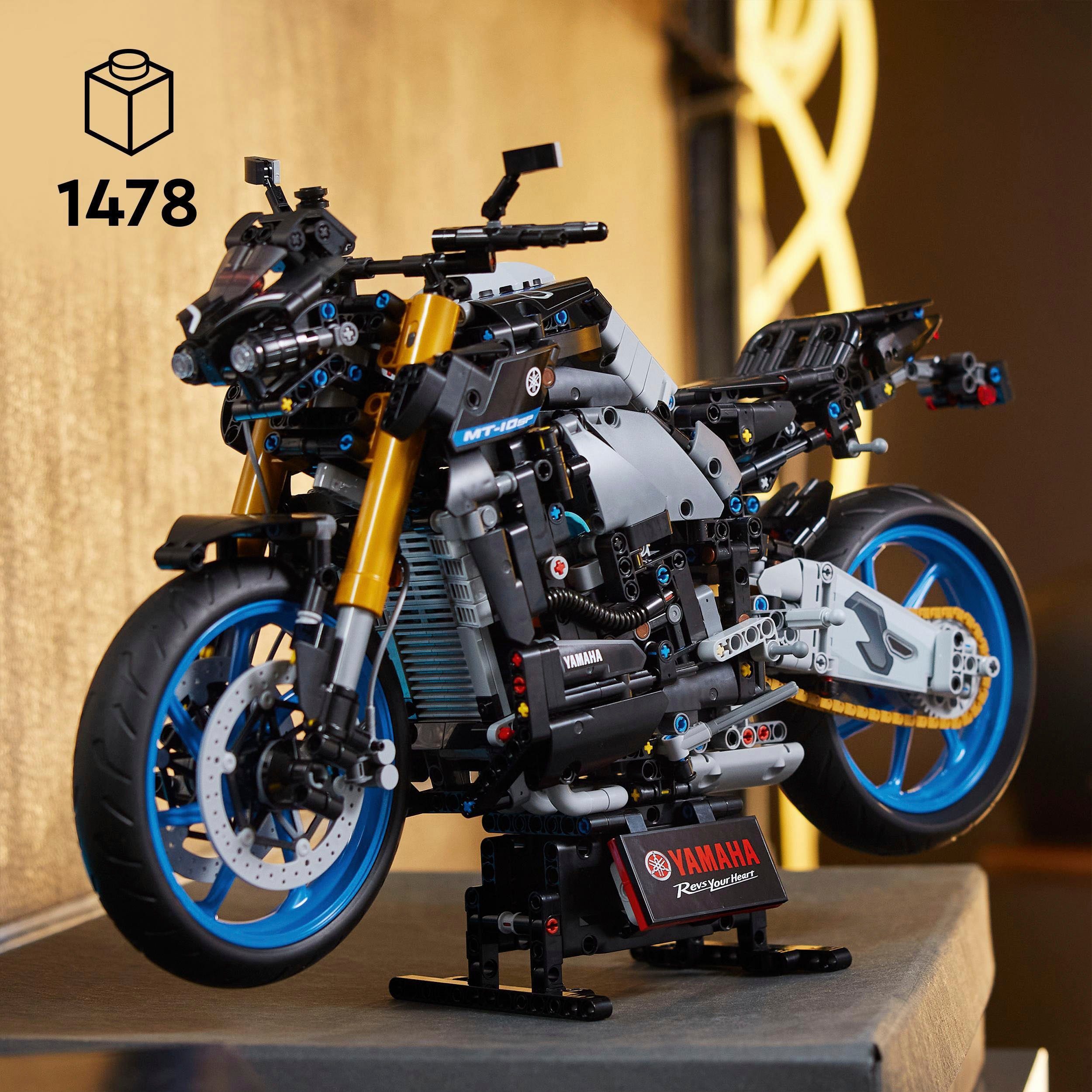 LEGO® Konstruktionsspielsteine Yamaha MT-10 SP (42159), LEGO® Technic, (1478 St), Made in Europe