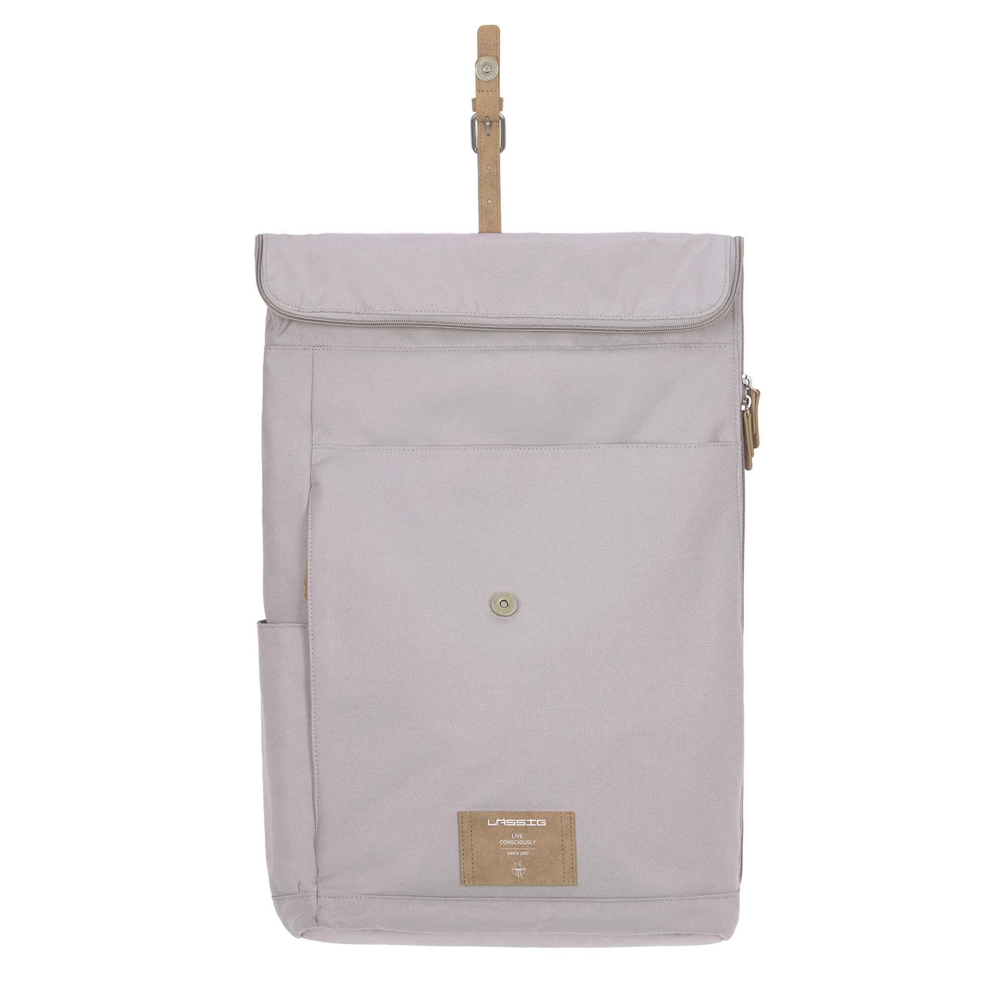 Wickelrucksack - Rolltop Backpack, Grey
