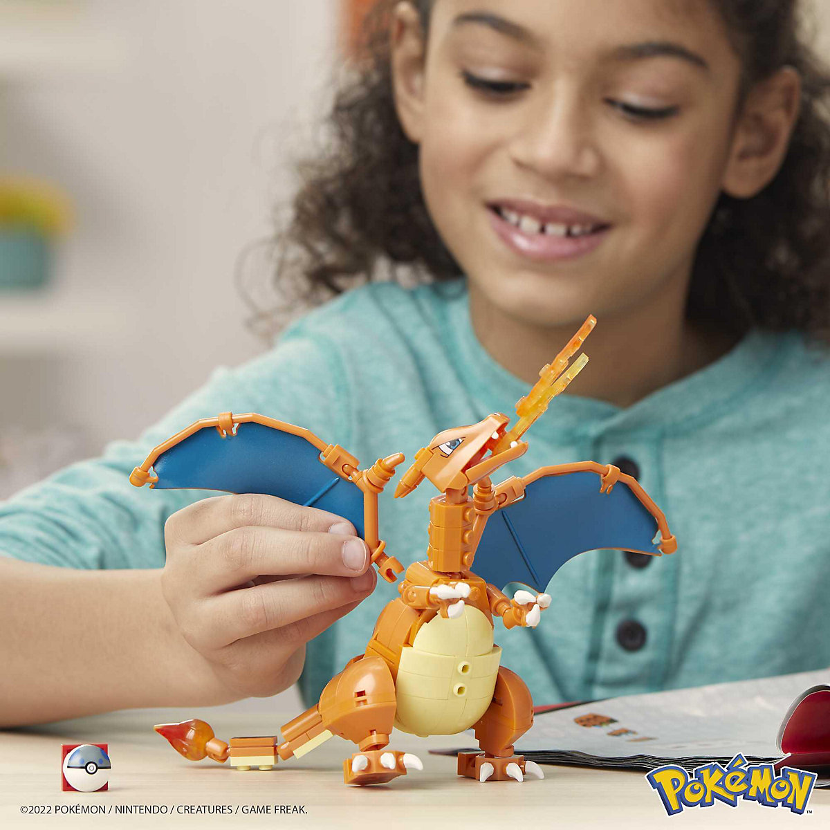 Mega Pokémon Glurak, Bauset, Bausteine, Sammelfigur, 223 Teile