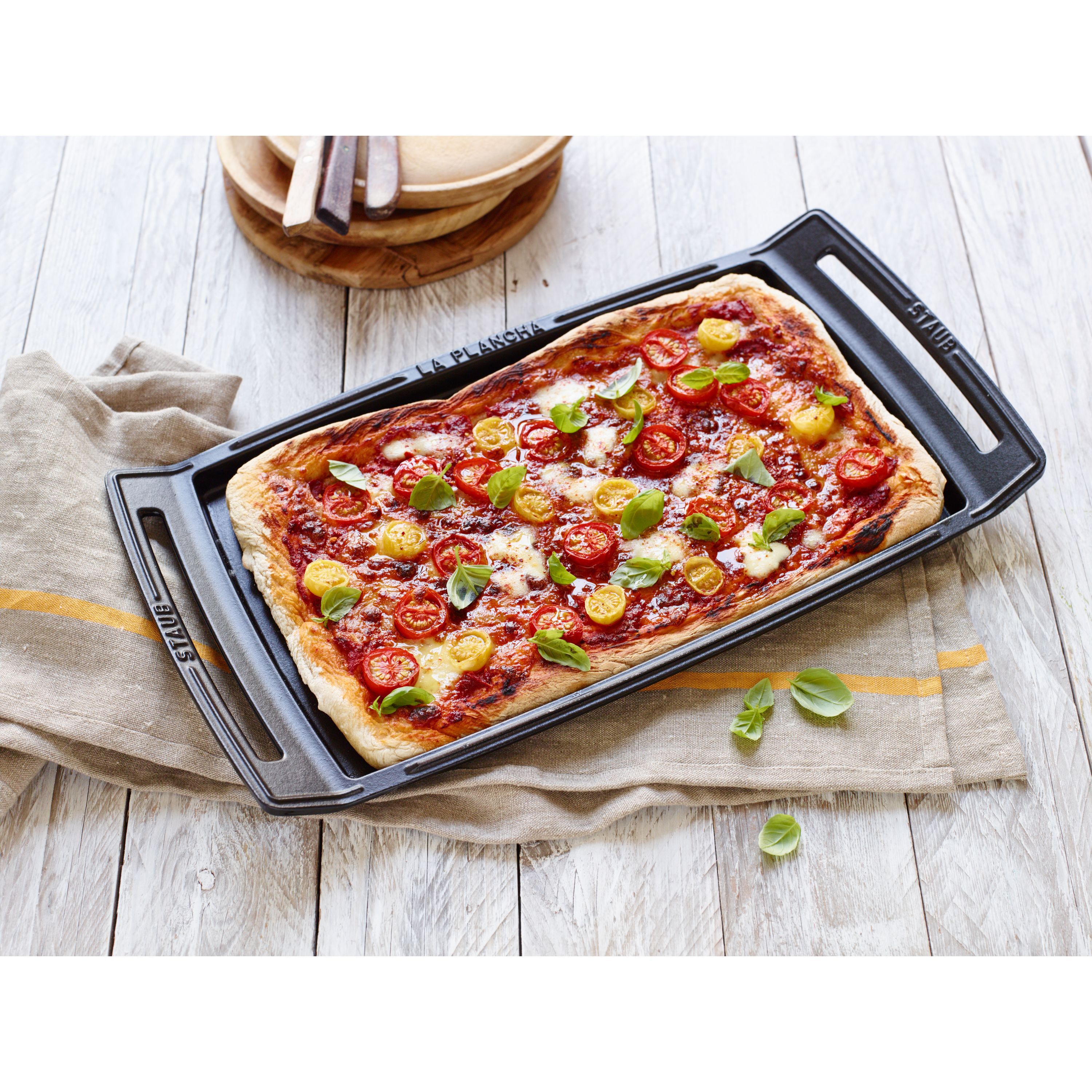 Plancha 38 cm, Gusseisen