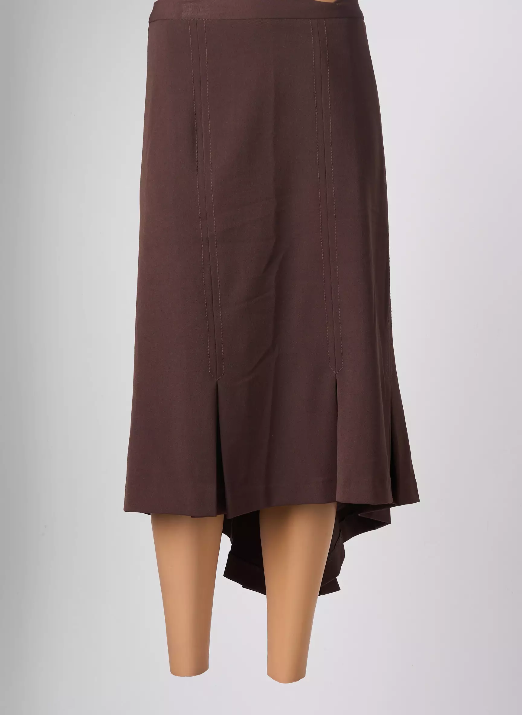 Francoise F Jupes Mi Longues Femme couleur marron