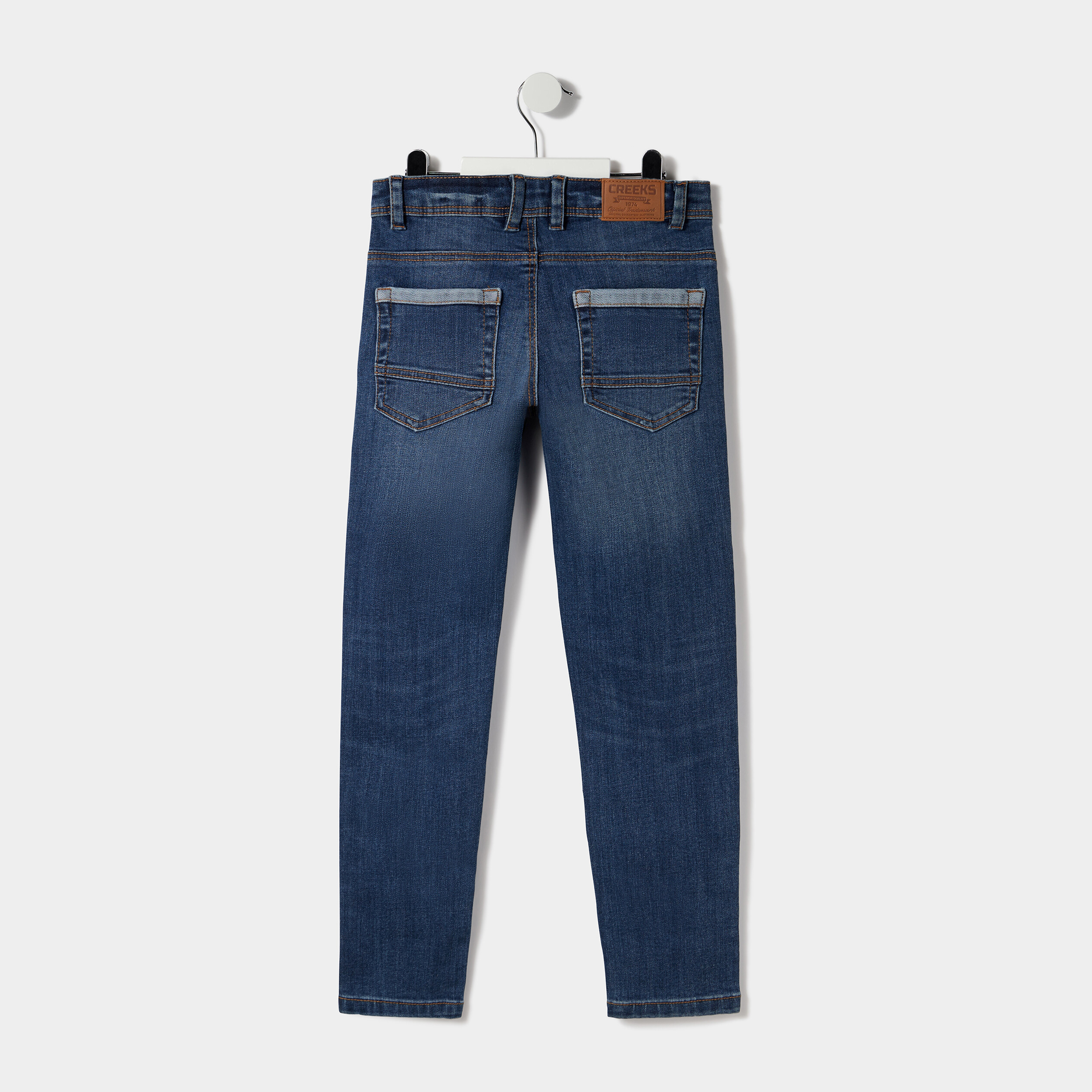 Jeans slim Creeks denim double stone garçon | La Halle