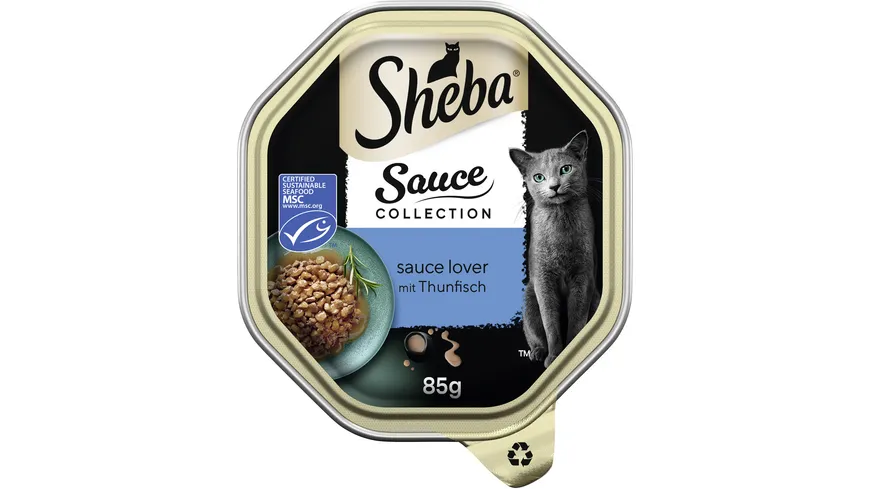 SHEBA® Schale Sauce Lover mit Thunfisch MSC 85g 85 g
