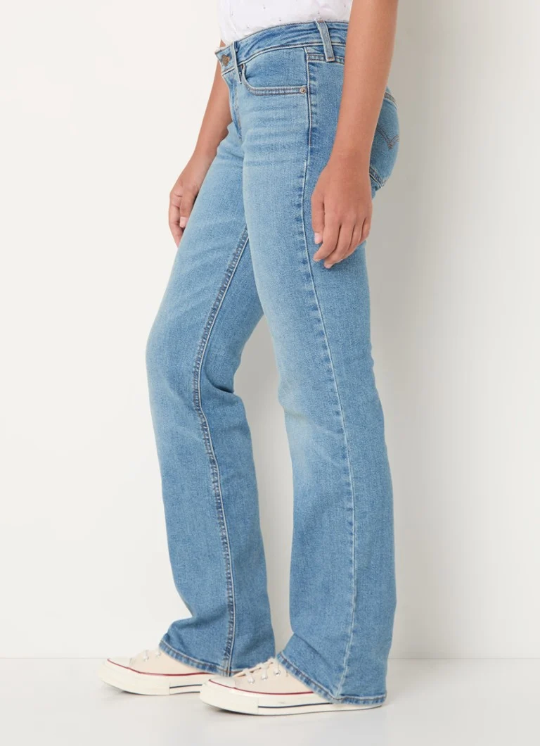 Blugi Levi's cu talie joasă, spălare medie