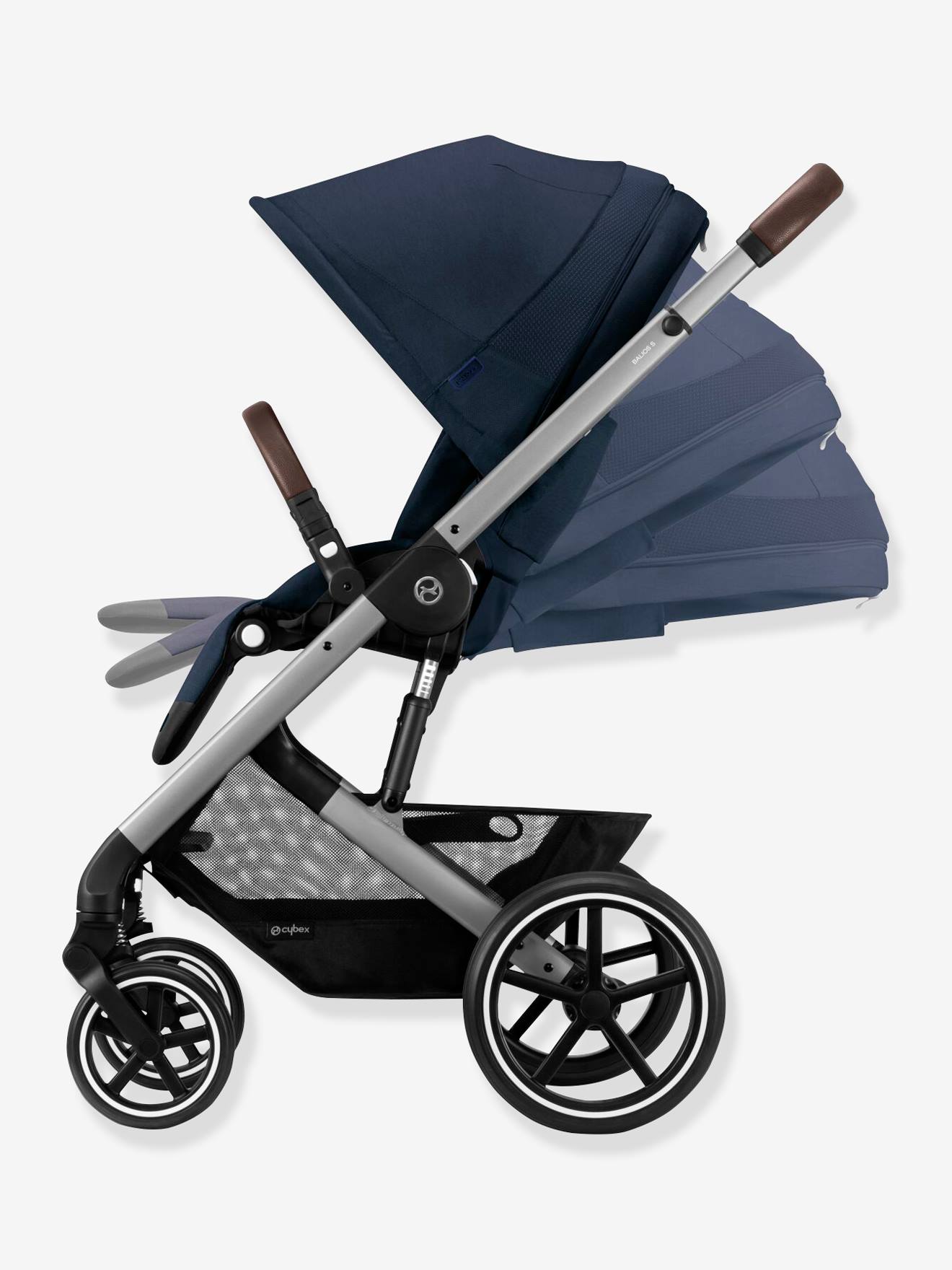 Cybex Wendbarer Kinderwagen BALIOS S LUX 2023 CYBEX Gold - grau