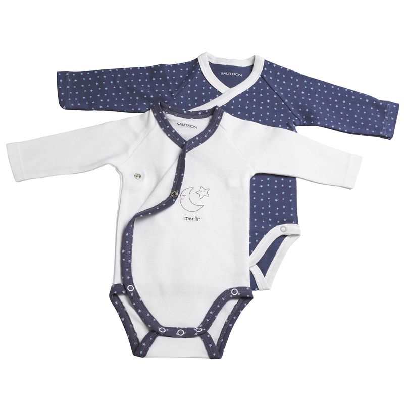 Lot de 2 bodies manches longues Merlin
