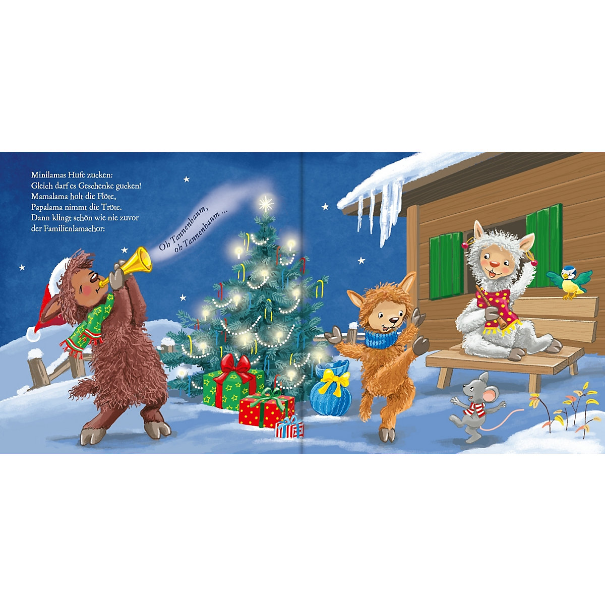 Weihnachten mit Mini-Lama