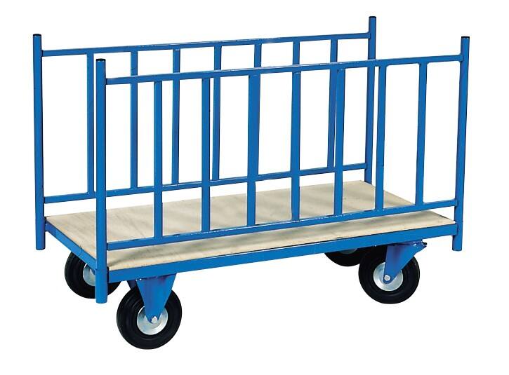 MANORGA Transportwagen mit zwei Seitengittern 1000 x 600 x 1200 mm