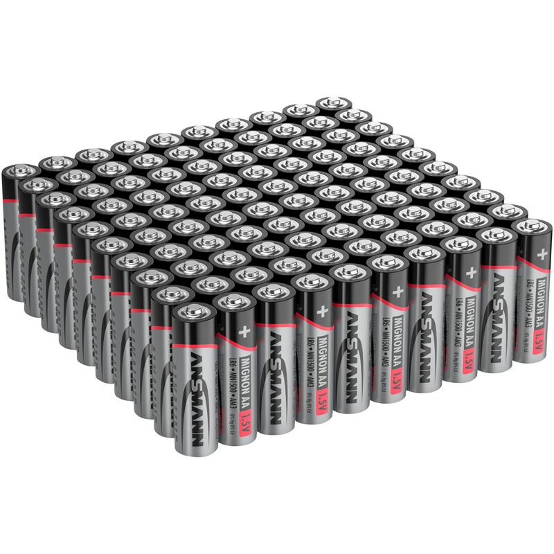 Ansmann Batterien Alkaline Mignon AA 100 Stück