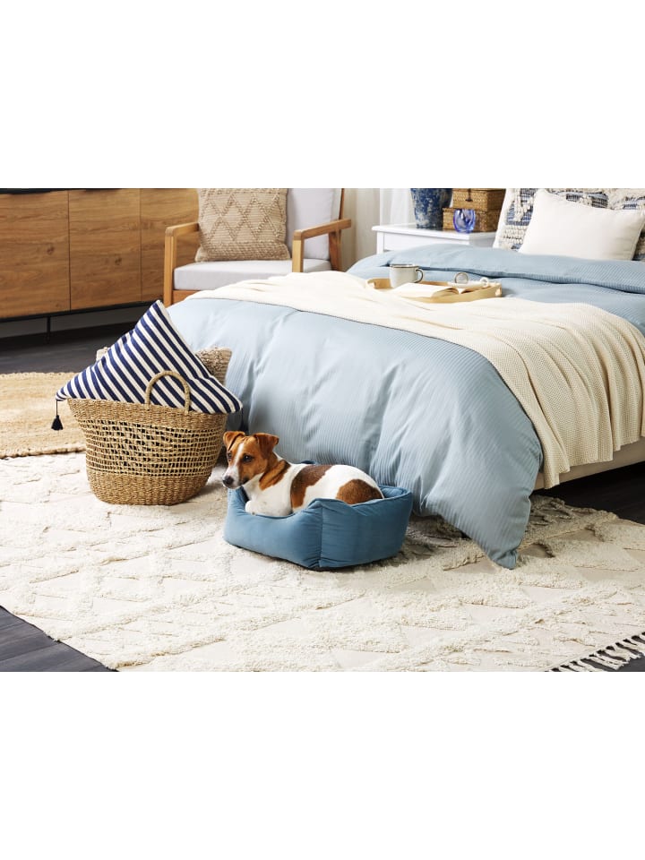 Beliani Tierbett IZMIR in Blau - (W) 50 x (H) 18 x (L) 35 cm günstig kaufen onesize