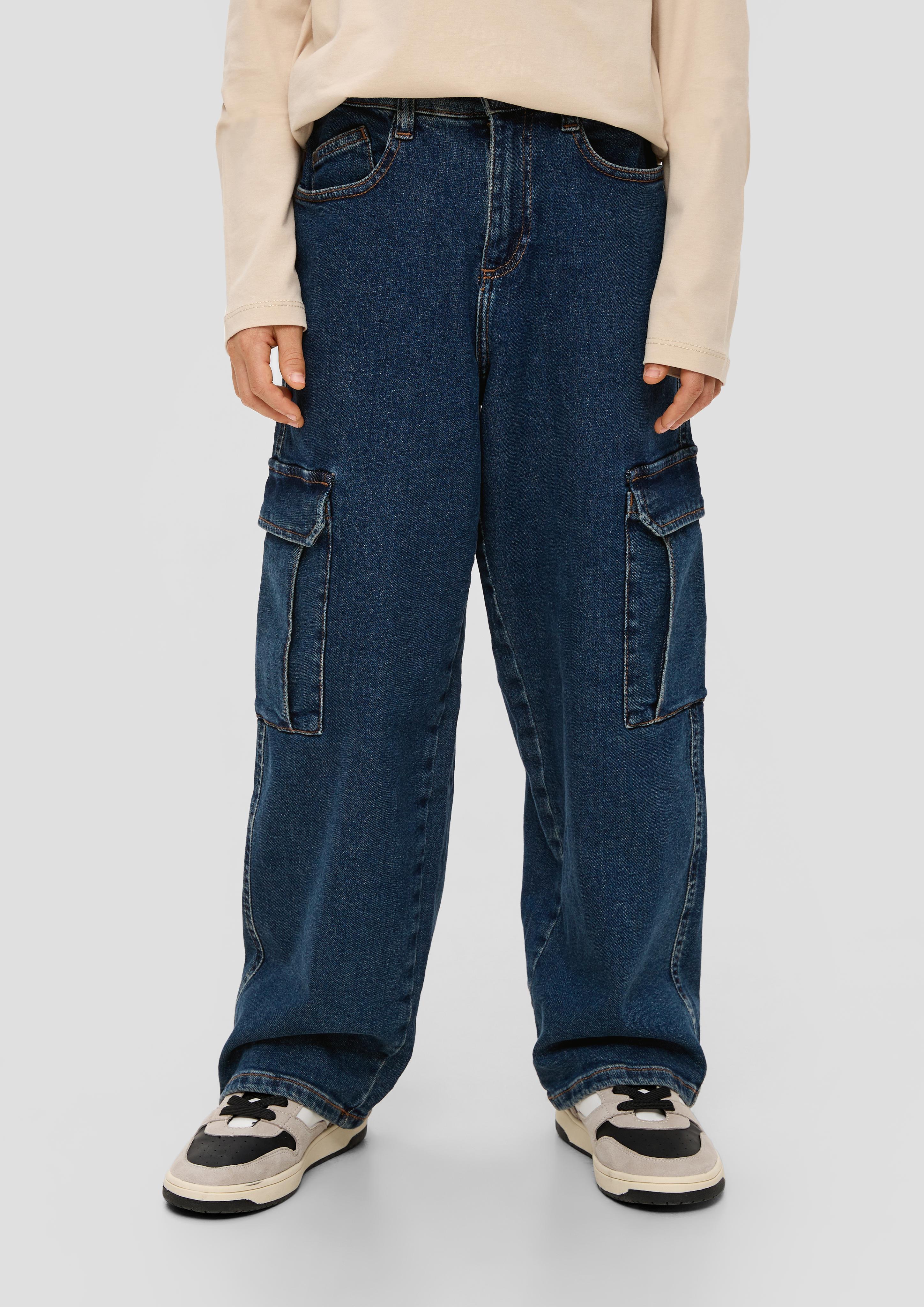 Jeans / Relaxed Fit / Mid Rise / Wide Leg / Cargotaschen  2134766-57Z2