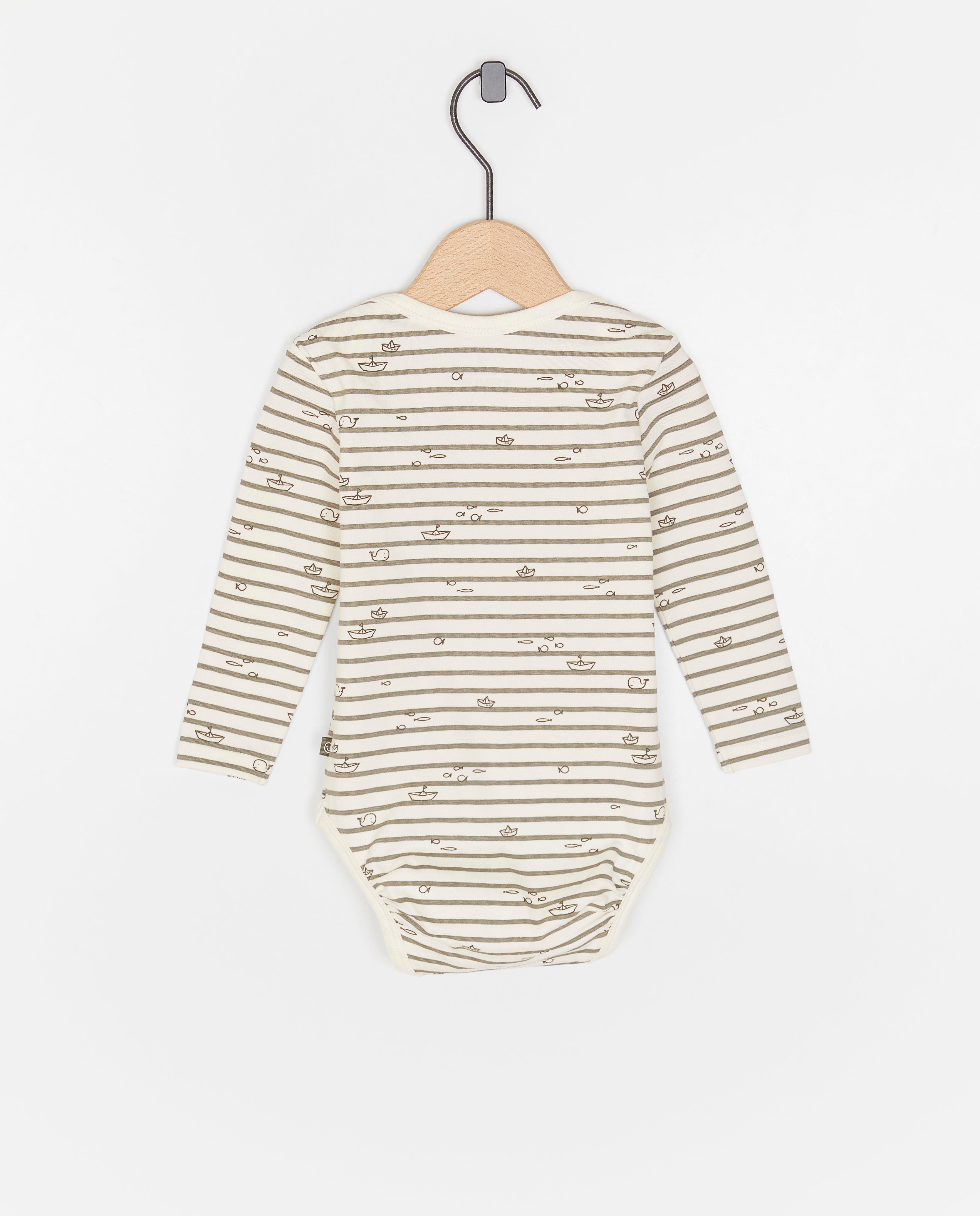 Salopetă tip plic Cuddles and Smiles din bumbac organic verde deschis