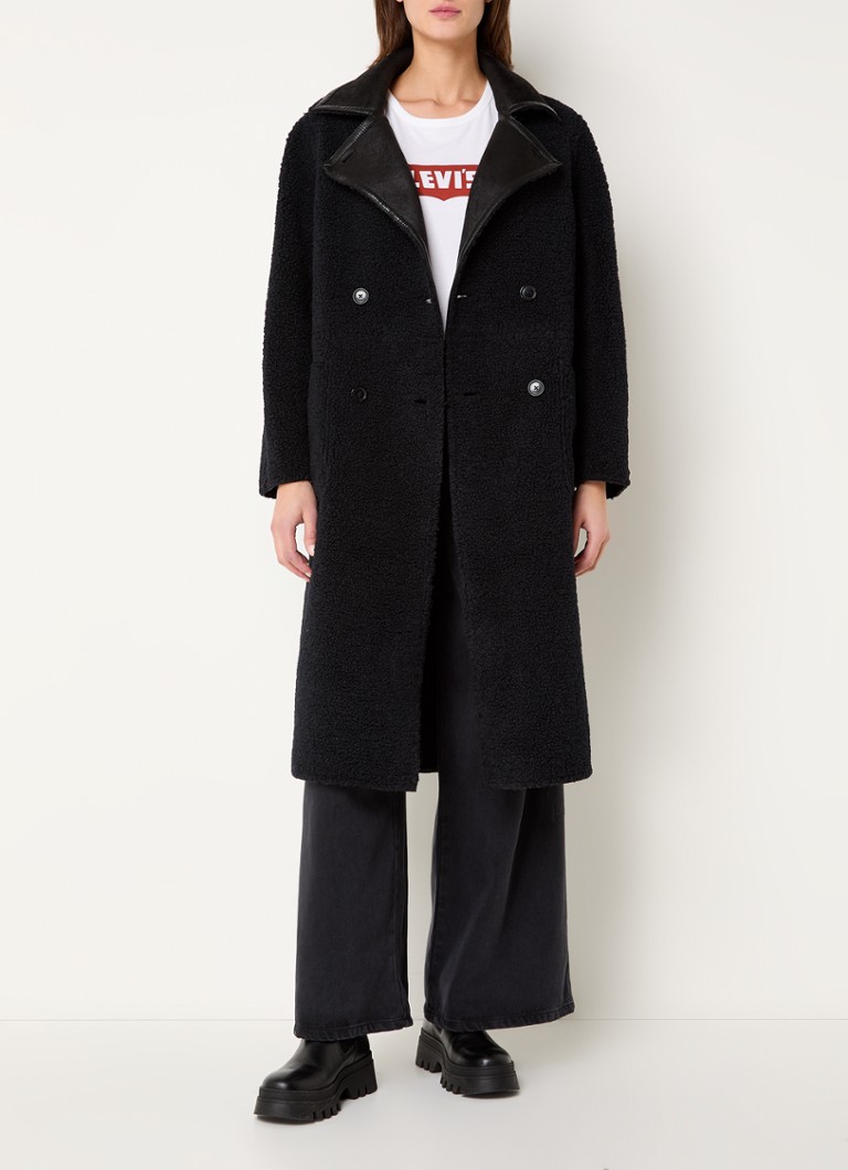 Cappotto reversibile doppiopetto Levi's con tasche applicate