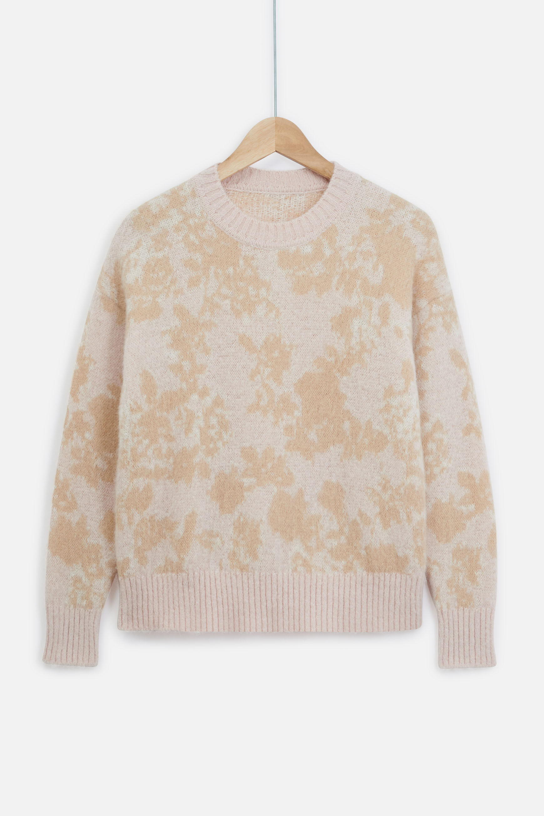 pull estelle rose clair femme