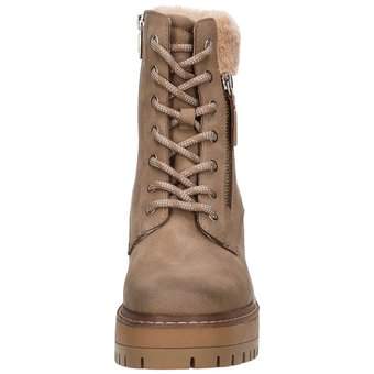 Tom Tailor Schnür Boots in braun