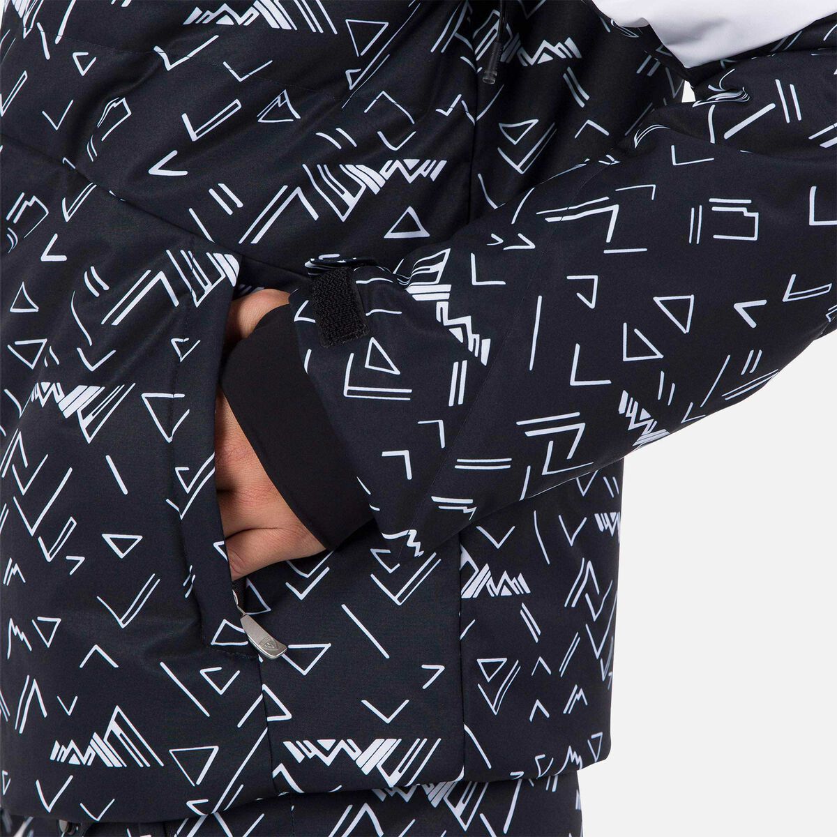 Damen-Steppskijacke mit Print Wispile