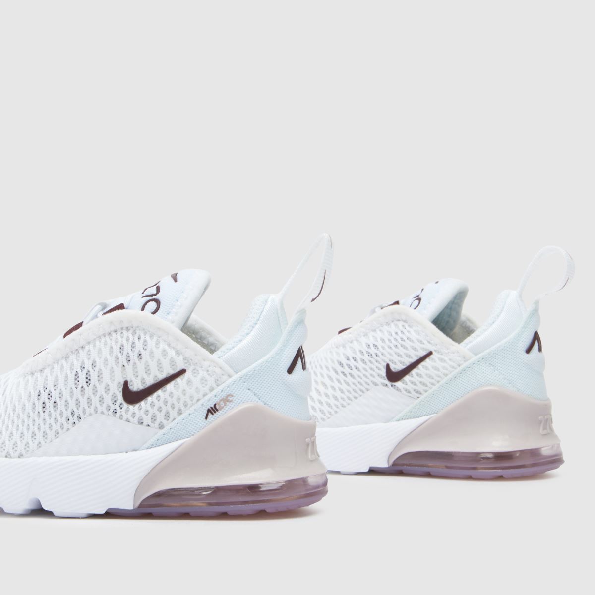 Nike Air Max 270 Lány Utcai Cipő Fehér & Bordó