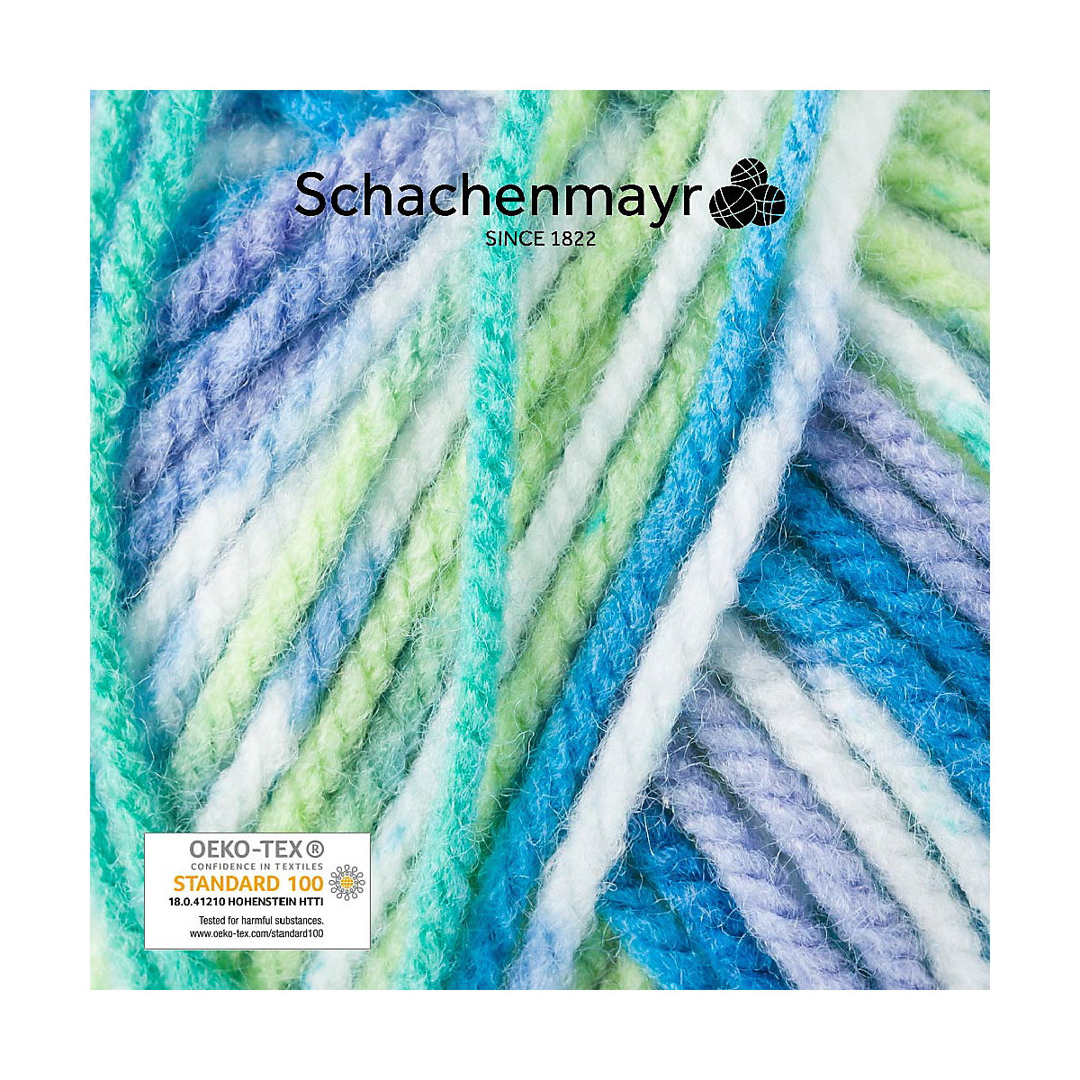 Handstrickgarne Bravo Color, 50g Aqua Jacquard