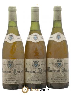 Meursault 1er Cru Poruzots Domaine Buisson Battault 1986 - Lot de 3 Bouteilles