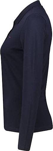 TOMMY HILFIGER Damen Poloshirt 1985 SLIM PIQUE POLO Langarm